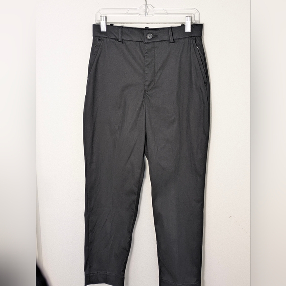 Spanx Women's Stretch Smooth Twill Slim Straight Trouser Pants Black Medium New - Picture 11 of 16